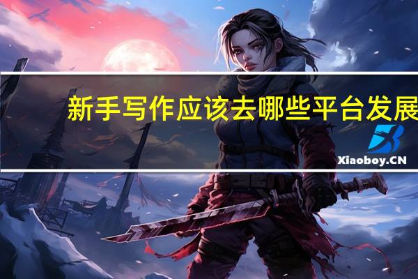 新手写作应该去哪些平台发展