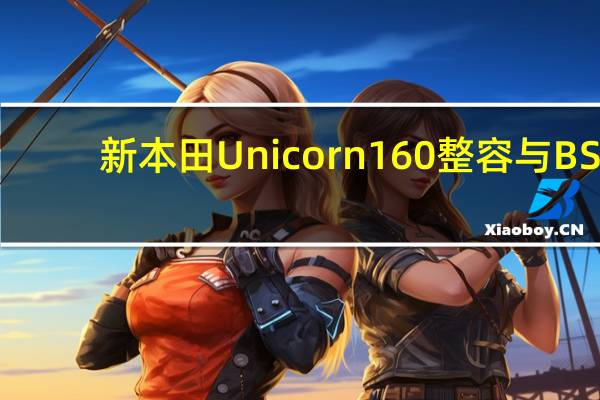 新本田Unicorn 160整容与BS-IV和Aho推出