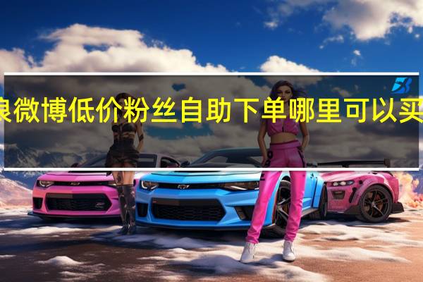 新浪微博低价粉丝自助下单 哪里可以买新浪粉丝