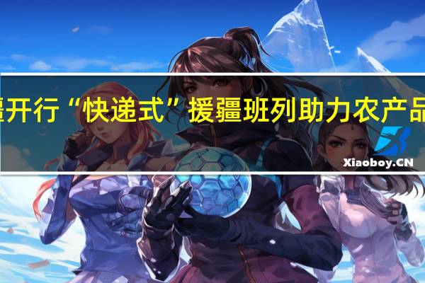 新疆开行“快递式”援疆班列 助力农产品快速出疆