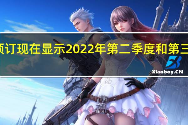 新的Steam平台预订现在显示2022年第二季度和第三季度的预期订单可用性