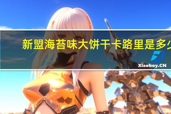 新盟 海苔味大饼干卡路里是多少