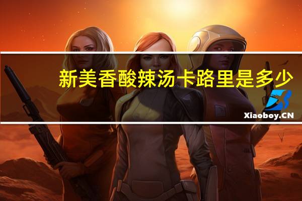 新美香酸辣汤卡路里是多少
