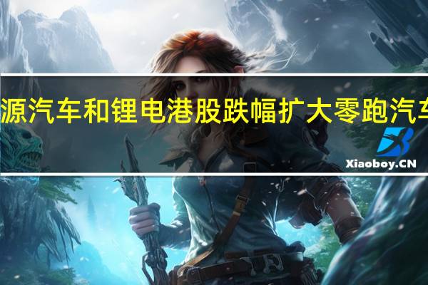 新能源汽车和锂电港股跌幅扩大 零跑汽车跌超15%