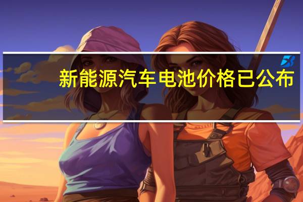 新能源汽车电池价格已公布（新能源汽车电池价格）