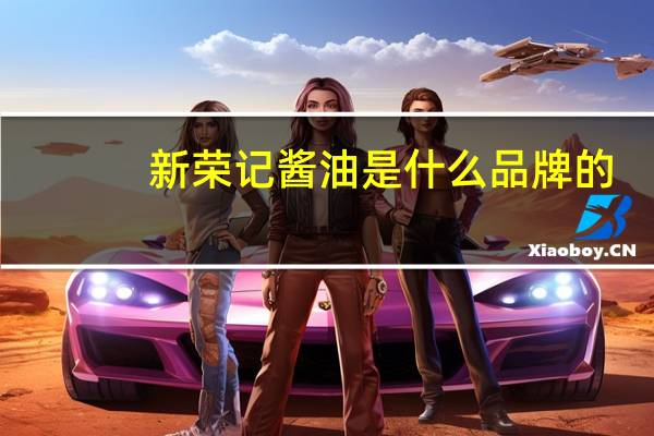 新荣记酱油是什么品牌的