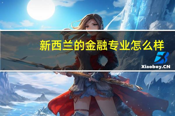 新西兰的金融专业怎么样
