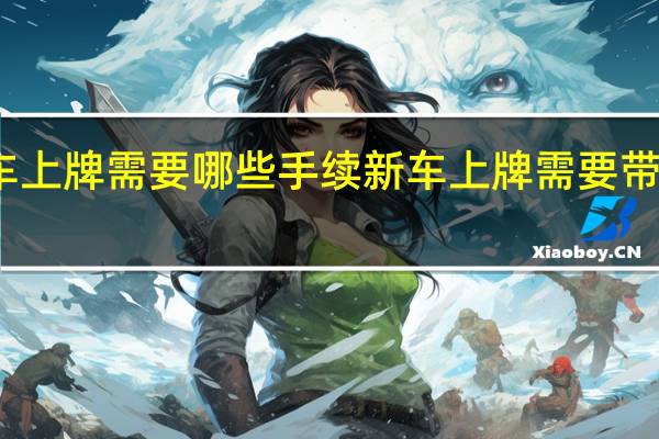 新车上牌需要哪些手续 新车上牌需要带什么办理