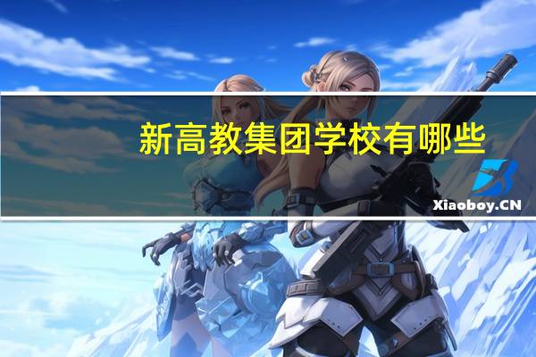新高教集团学校有哪些