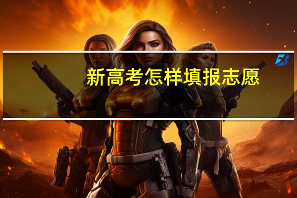 新高考怎样填报志愿