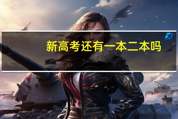 新高考还有一本二本吗