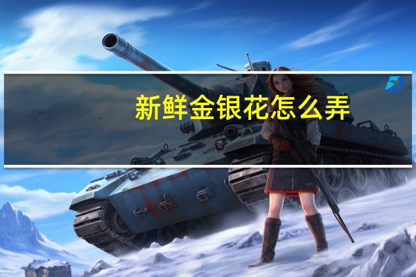 新鲜金银花怎么弄