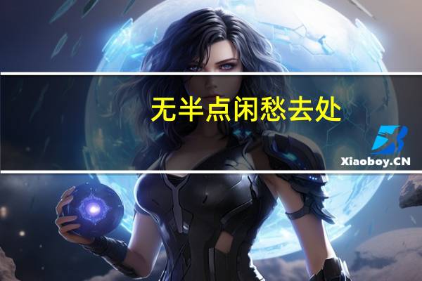 无半点闲愁去处,问三生醉梦何如什么意思