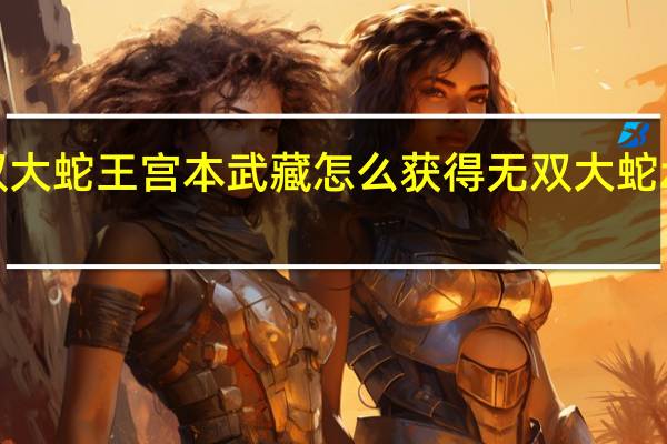 无双大蛇王宫本武藏怎么获得 无双大蛇z宫本武藏