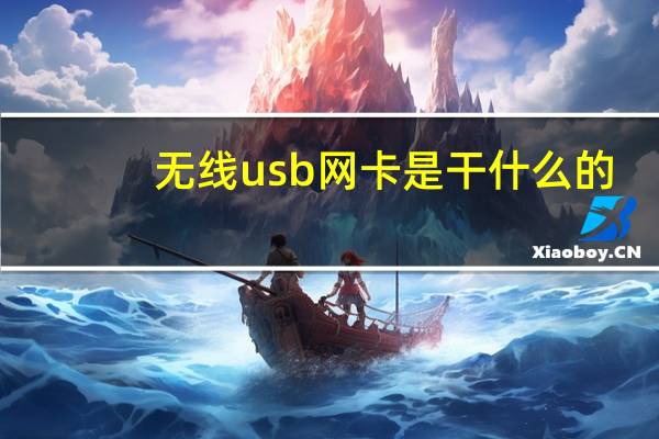 无线usb网卡是干什么的（无线usb网卡是什么）