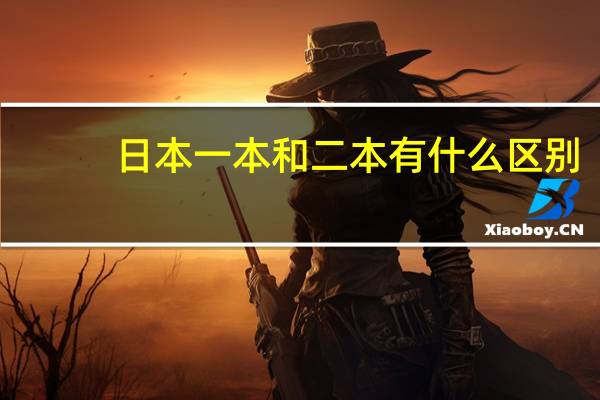 日本一本和二本有什么区别