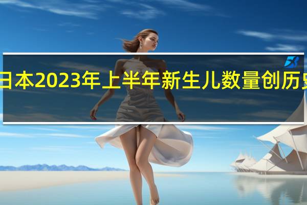 日本2023年上半年新生儿数量创历史新低