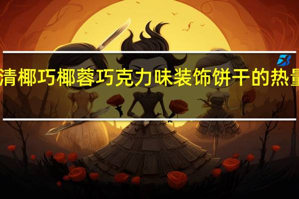 日清 椰巧椰蓉巧克力味装饰饼干的热量是多少