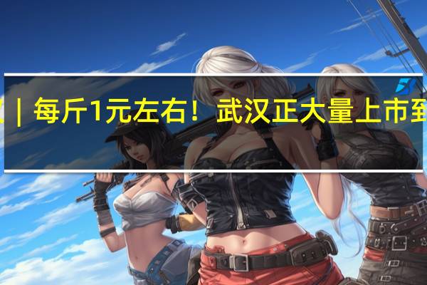 早安武汉︱每斤1元左右！武汉正大量上市 到底什么情况嘞