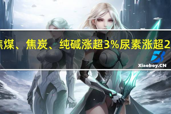 早盘开盘国内期货主力合约多数上涨焦煤、焦炭、纯碱涨超3%尿素涨超2%烧碱涨近2%跌幅方面沪锌、沪铝小幅下跌