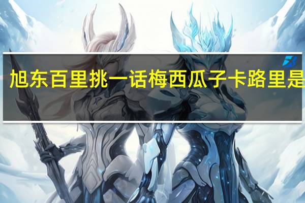 旭东 百里挑一 话梅西瓜子卡路里是多少