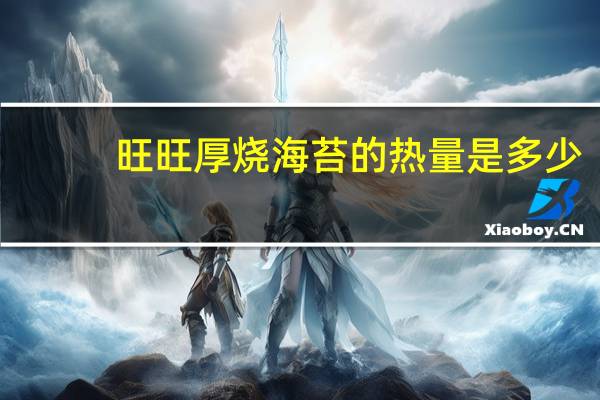 旺旺 厚烧海苔的热量是多少