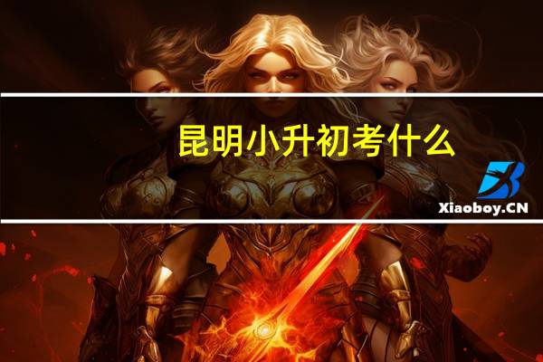 昆明小升初考什么