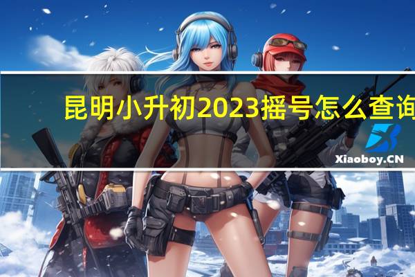 昆明小升初2023摇号怎么查询