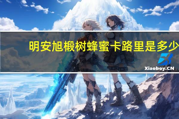 明安旭 椴树蜂蜜卡路里是多少