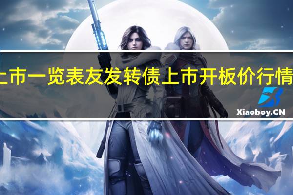 明日新股上市一览表 友发转债上市开板价行情 看看你能赚多少