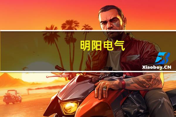 明阳电气:目前订单充足新能源等地方是未来业绩主要增长点