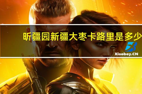 昕疆园 新疆大枣卡路里是多少