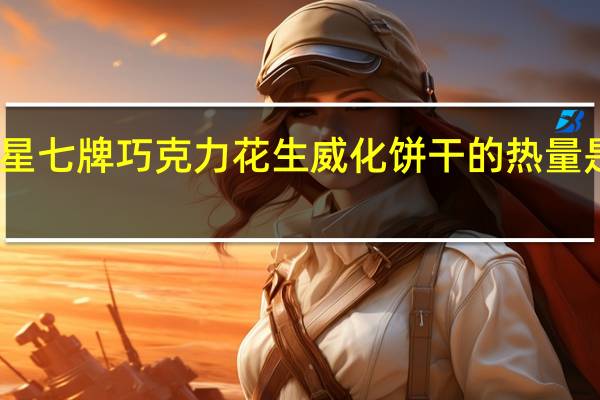 星七 牌 巧克力花生威化饼干的热量是多少