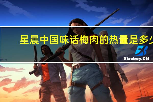 星晨 中国味话梅肉的热量是多少