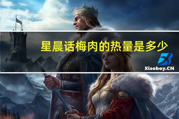 星晨 话梅肉的热量是多少