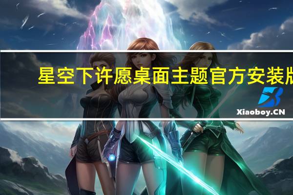 星空下许愿桌面主题 官方安装版（星空下许愿桌面主题 官方安装版功能简介）