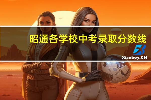 昭通各学校中考录取分数线