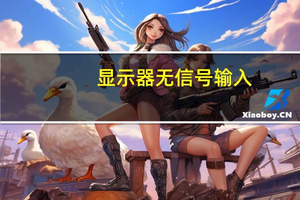 显示器无信号输入（显示器无信号）