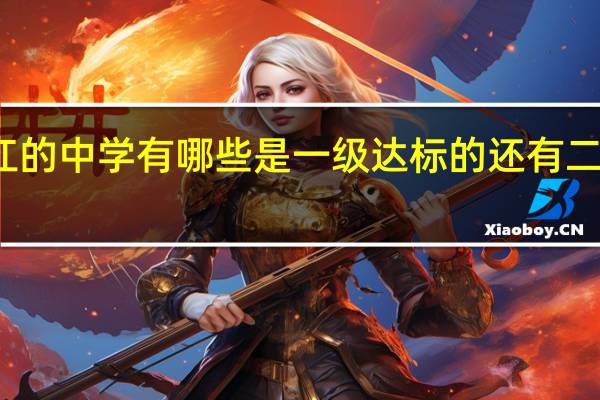 晋江的中学有哪些是一级达标的还有二级达标的？