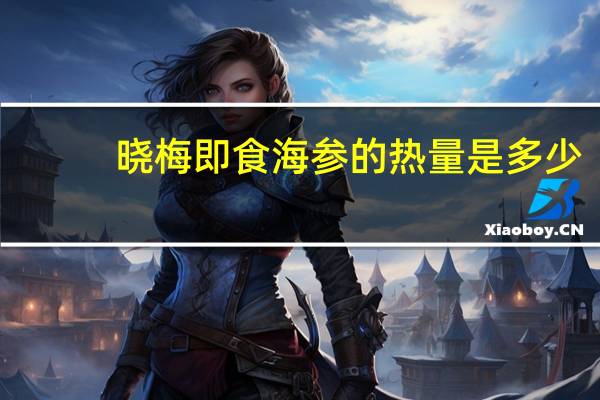 晓梅 即食海参的热量是多少