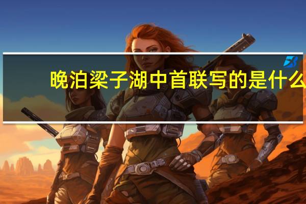 晚泊梁子湖中首联写的是什么