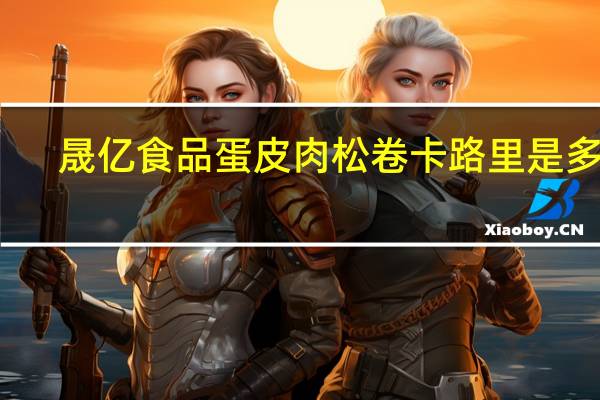 晟亿食品 蛋皮肉松卷卡路里是多少