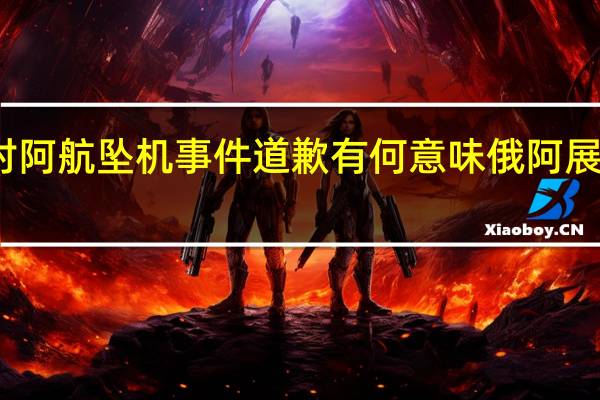 普京对阿航坠机事件道歉有何意味 俄阿展开联合调查