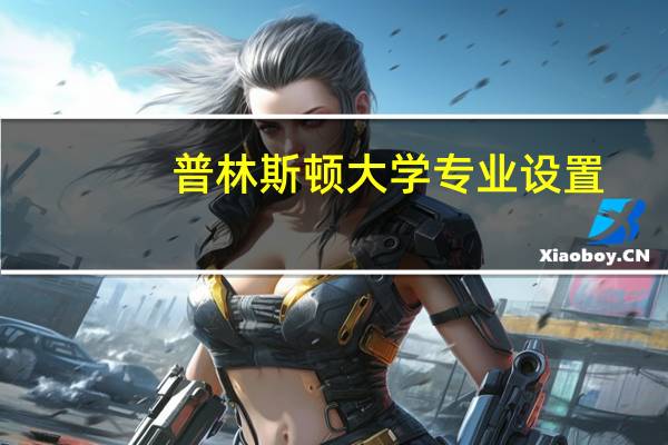 普林斯顿大学专业设置