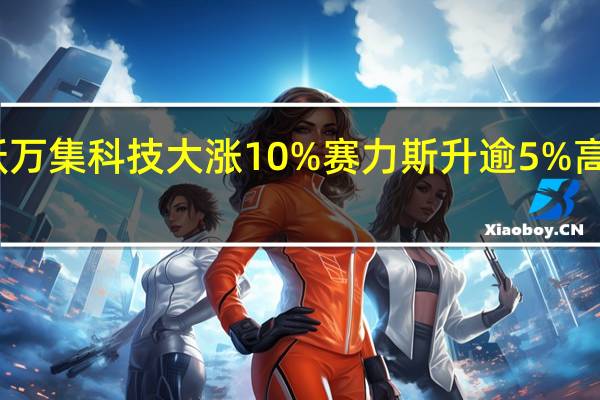 智能驾驶概念表现活跃万集科技大涨10%赛力斯升逾5%高鸿股份、威帝股份涨幅居前