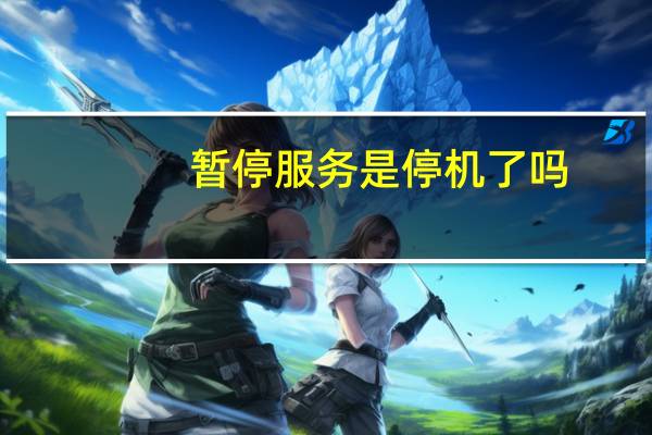 暂停服务是停机了吗(暂停服务)