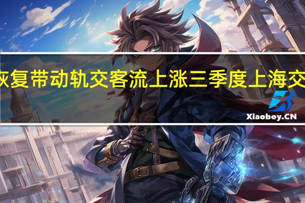 暑运客流恢复带动轨交客流上涨 三季度上海交通运行报告出炉