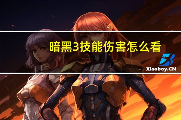 暗黑3技能伤害怎么看（暗黑3技能设置）