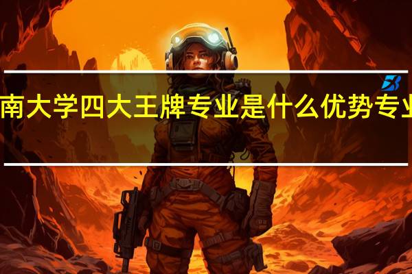 暨南大学四大王牌专业是什么 优势专业有哪些