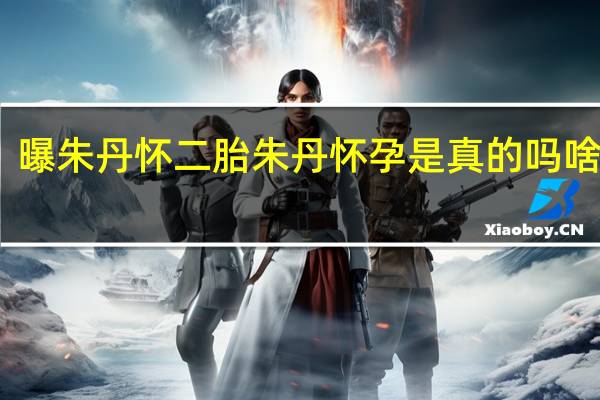 曝朱丹怀二胎 朱丹怀孕是真的吗啥情况(图）